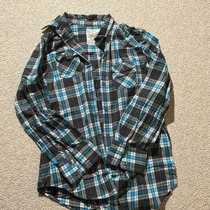 Mens IZOD plaid shirt